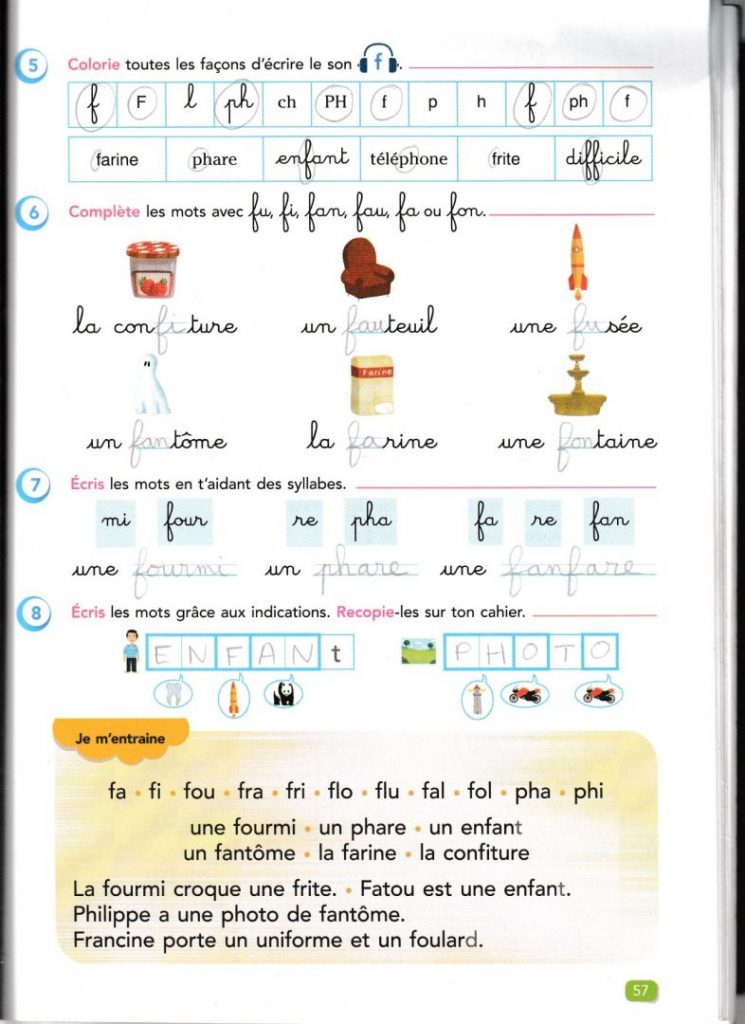 Correction Son F P57 9740276G Ecole Jean Hoarau