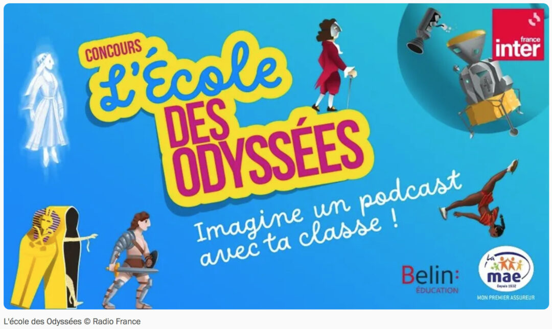 Rejoignez « L’Ecole des Odyssées » le concours de création de podcast de France Inter !