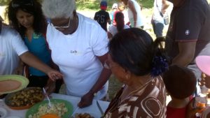 Nous avons dégusté plusieurs gâteaux : gâteau manioc, gâteau patate et gâteau kanbar 