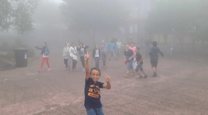 Curiosité : Brouillard à l’école